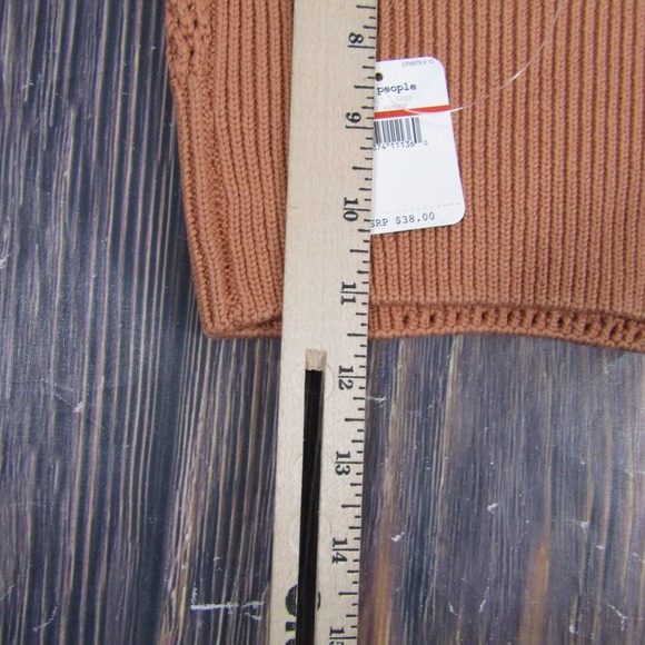 Free People Bralette Womens XS/S Sugar Almond Seamless Rib Knit Brami OB975817 - Picture 5 of 5